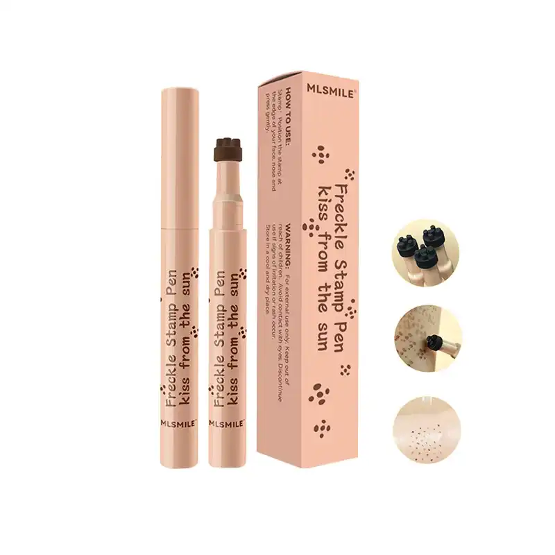 Waterproof Freckle Pen Natural Lifelike Fake Freckles Pen for Lasting Look Dot Spot Pen Makeup for Women